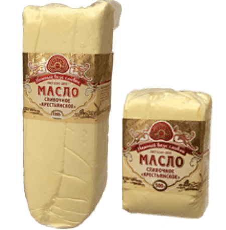 Масло сливочное 72,5 % Брус